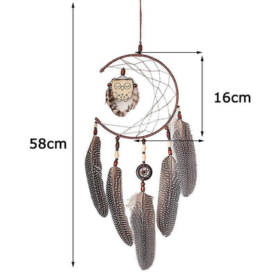 Attrape Rêve Hibou "Wahstee"