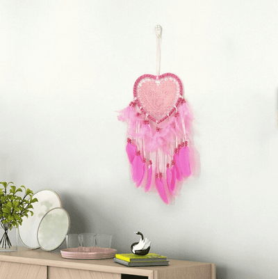 capteur de reve rose