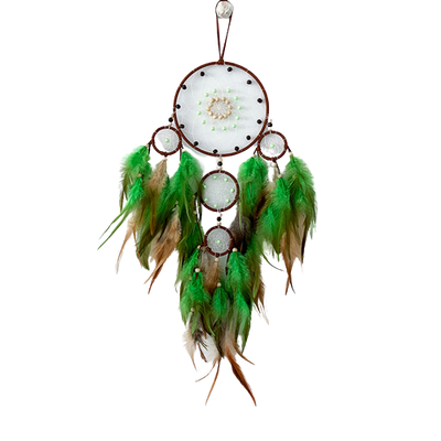 Attrape Rêve Vert et Marron 